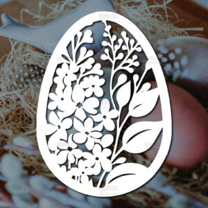 Intra απο ξύλο plywood 3mm-4mm πάχος - Πασχαλινό αυγό  I Σχέδιο  κοπής χαρτιού Δίασταση 15x15 cm INTRAFABR-115493994