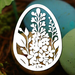 Intra απο ξύλο plywood 3mm-4mm πάχος - Πασχαλινό αυγό  I Σχέδιο  κοπής χαρτιού Δίασταση 15x15 cm INTRAFABR-115494039