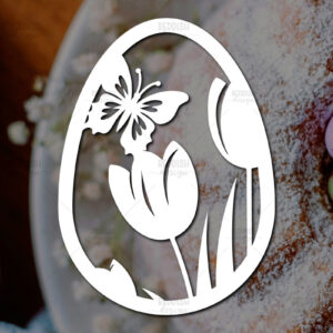 Intra απο ξύλο plywood 3mm-4mm πάχος - Πασχαλινό αυγό  I Σχέδιο  κοπής χαρτιού Δίασταση 15x15 cm INTRAFABR-115494054