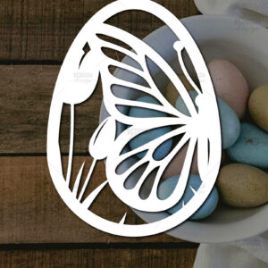 Intra απο ξύλο plywood 3mm-4mm πάχος - Πασχαλινό αυγό  I Σχέδιο  κοπής χαρτιού Δίασταση 15x15 cm INTRAFABR-115494090