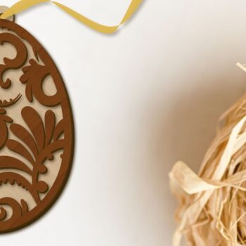 Intra απο ξύλο plywood 3mm-4mm πάχος - Πακέτο ετικετών πασχαλινών αυγών, πρότυπο σε στρώσεις Δίασταση 3x4 cm INTRAFABR-90357816 - Image 4