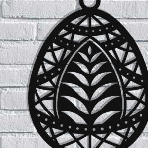 Intra απο ξύλο plywood 3mm-4mm πάχος - Πασχαλινό αυγό διακόσμηση τοίχου  με λέιζερ Δίασταση 40x50 cm INTRAFABR-116486168