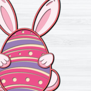 Intra απο ξύλο plywood 3mm-4mm πάχος -  3d Paper Cut  Πασχαλινά αυγά Δίασταση 1200x1200 cm INTRAFABR-25353311