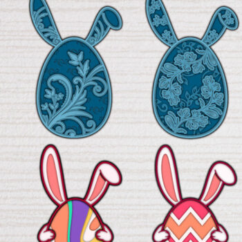 Intra απο ξύλο plywood 3mm-4mm πάχος - Προσφορά Πασχαλινών Αυγών 3D  Mega Bundle Δίασταση 15x15 cm INTRAFABR-60826840 - Image 2