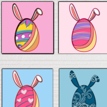 Intra απο ξύλο plywood 3mm-4mm πάχος - Προσφορά Πασχαλινών Αυγών 3D  Mega Bundle Δίασταση 15x15 cm INTRAFABR-60826840 - Image 4