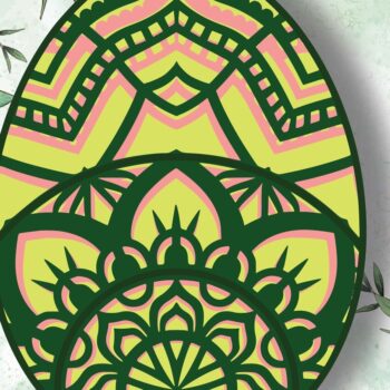 Intra απο ξύλο plywood 3mm-4mm πάχος - Πασχαλινά αυγά Δίασταση 30x20 cm INTRAFABR-23427026 - Image 8