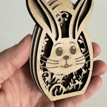 Intra απο ξύλο plywood 3mm-4mm πάχος - Πρότυπα με στρώσεις πασχαλινών αυγών Δίασταση 3x4 cm INTRAFABR-93806449 - Image 4