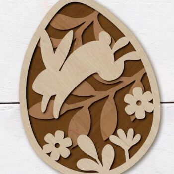 Intra απο ξύλο plywood 3mm-4mm πάχος - Δέσμη Πασχαλινών Αυγών, Πολυεπίπεδη διακόσμηση Δίασταση 2x7 cm INTRAFABR-88506553 - Image 7