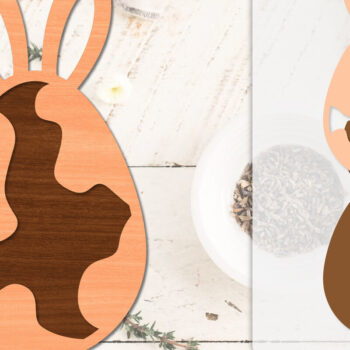 Intra απο ξύλο plywood 3mm-4mm πάχος - Πασχαλινά αυγά με λέιζερ Δίασταση 20x20 cm INTRAFABR-116011728 - Image 1