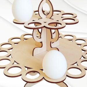 Intra απο ξύλο plywood 3mm-4mm πάχος - Στήριγμα πασχαλινών αυγών, λίμα κοπής με λέιζερ Δίασταση 244x244 cm INTRAFABR-90685962