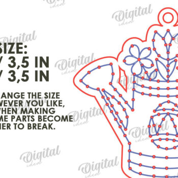 Intra απο ξύλο plywood 3mm-4mm πάχος - Πασχαλινά κενά κεντήματα με λέιζερ Δίασταση 15x15 cm INTRAFABR-117659877 - Image 2