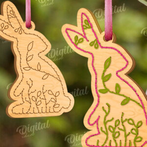 Intra απο ξύλο plywood 3mm-4mm πάχος - Πασχαλινά κενά κεντήματα με λέιζερ Δίασταση 15x15 cm INTRAFABR-117658750