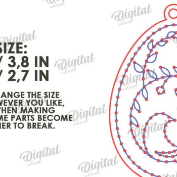 Intra απο ξύλο plywood 3mm-4mm πάχος - Πασχαλινά κενά κεντήματα με λέιζερ Δίασταση 15x15 cm INTRAFABR-117658818 - Image 2