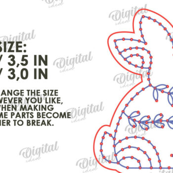 Intra απο ξύλο plywood 3mm-4mm πάχος - Πασχαλινά κενά κεντήματα με λέιζερ Δίασταση 15x15 cm INTRAFABR-117659689 - Image 2