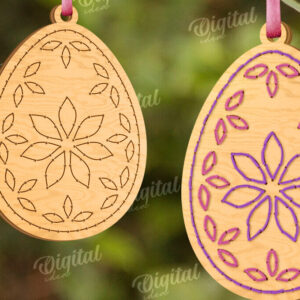 Intra απο ξύλο plywood 3mm-4mm πάχος - Πασχαλινά κενά κεντήματα με λέιζερ Δίασταση 15x15 cm INTRAFABR-117658608