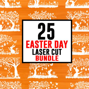 Intra απο ξύλο plywood 3mm-4mm πάχος - Πασχαλινό Μαγεία Deluxe Laser Cut Δίασταση 4x4 cm INTRAFABR-117712303 - Image 2