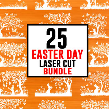 Intra απο ξύλο plywood 3mm-4mm πάχος - Πασχαλινό Μαγεία Deluxe Laser Cut Δίασταση 4x4 cm INTRAFABR-117712132 - Image 2