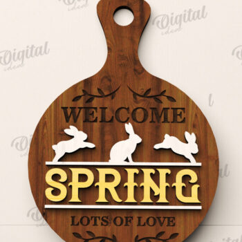 Intra απο ξύλο plywood 3mm-4mm πάχος - Πακέτα κοπής Πασχαλινής Φάρμας Δέσμη λέιζερ Δίασταση 15x15 cm INTRAFABR-115747990 - Image 5