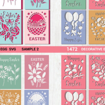 Intra απο ξύλο plywood 3mm-4mm πάχος - Πασχαλινή Πτυσσόμενη Δωροκάρτα  Πακέτο 1472 Δίασταση 15x15 cm INTRAFABR-116415369 - Image 1