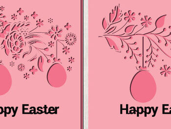 Intra απο ξύλο plywood 3mm-4mm πάχος - Πασχαλινή Δωροκάρτα   1440 Δίασταση 15x15 cm INTRAFABR-116068015 - Image 1