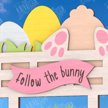 Intra απο ξύλο plywood 3mm-4mm πάχος - Πακέτο Πασχαλινών Κήπου | Αρχεία CNC Δίασταση 15x15 cm INTRAFABR-118344330 - Image 2