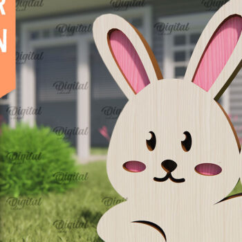 Intra απο ξύλο plywood 3mm-4mm πάχος - Πακέτο κοπής με λέιζερ Πασχαλιές Πασχαλινών Κήπων Δίασταση 15x15 cm INTRAFABR-91345875 - Image 9