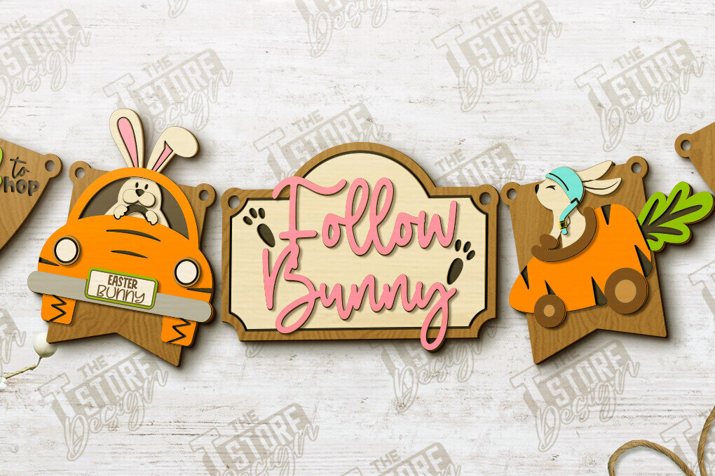 Intra απο ξύλο plywood 3mm-4mm πάχος - Πασχαλινή γιρλάντα | Πασχαλινό Πανό | Διακοπές Δίασταση 15x15 cm INTRAFABR-117480387