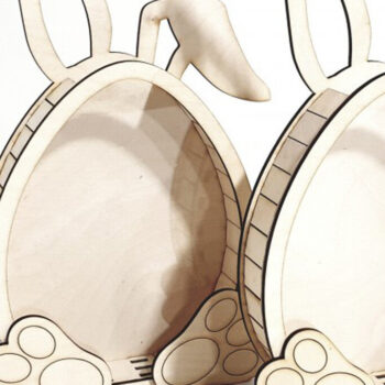 Intra απο ξύλο plywood 3mm-4mm πάχος - Πασχαλινό κουτί δώρου με ακρυλικό Δίασταση 30x20 cm INTRAFABR-67083168 - Image 1