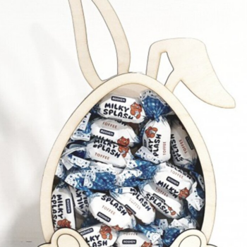 Intra απο ξύλο plywood 3mm-4mm πάχος - Πασχαλινό κουτί δώρου με ακρυλικό Δίασταση 30x20 cm INTRAFABR-67083168 - Image 2