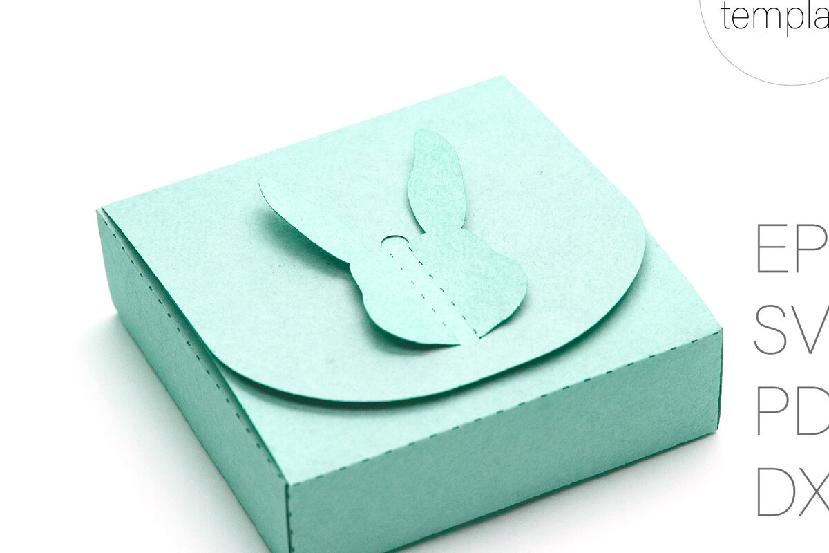 Intra απο ξύλο plywood 3mm-4mm πάχος - Κουτί δώρου για το Πάσχα Δίασταση 20x20 cm INTRAFABR-24651628