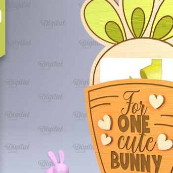 Intra απο ξύλο plywood 3mm-4mm πάχος - Θήκη Πασχαλινής Δωροθήκης Laser Cut Δίασταση 15x15 cm INTRAFABR-90350160 - Image 1