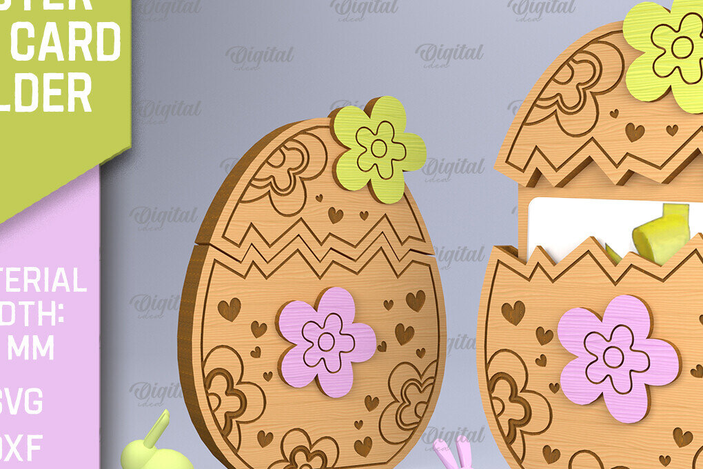 Intra απο ξύλο plywood 3mm-4mm πάχος - Θήκη Πασχαλινής Δωροθήκης Laser Cut Δίασταση 15x15 cm INTRAFABR-90351003