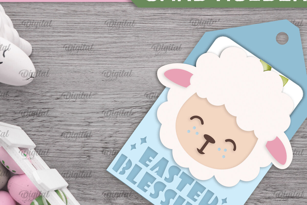 Intra απο ξύλο plywood 3mm-4mm πάχος - Πασχαλινή κάρτα δώρου Ετικέτα Laser cut Δίασταση 15x15 cm INTRAFABR-92463581