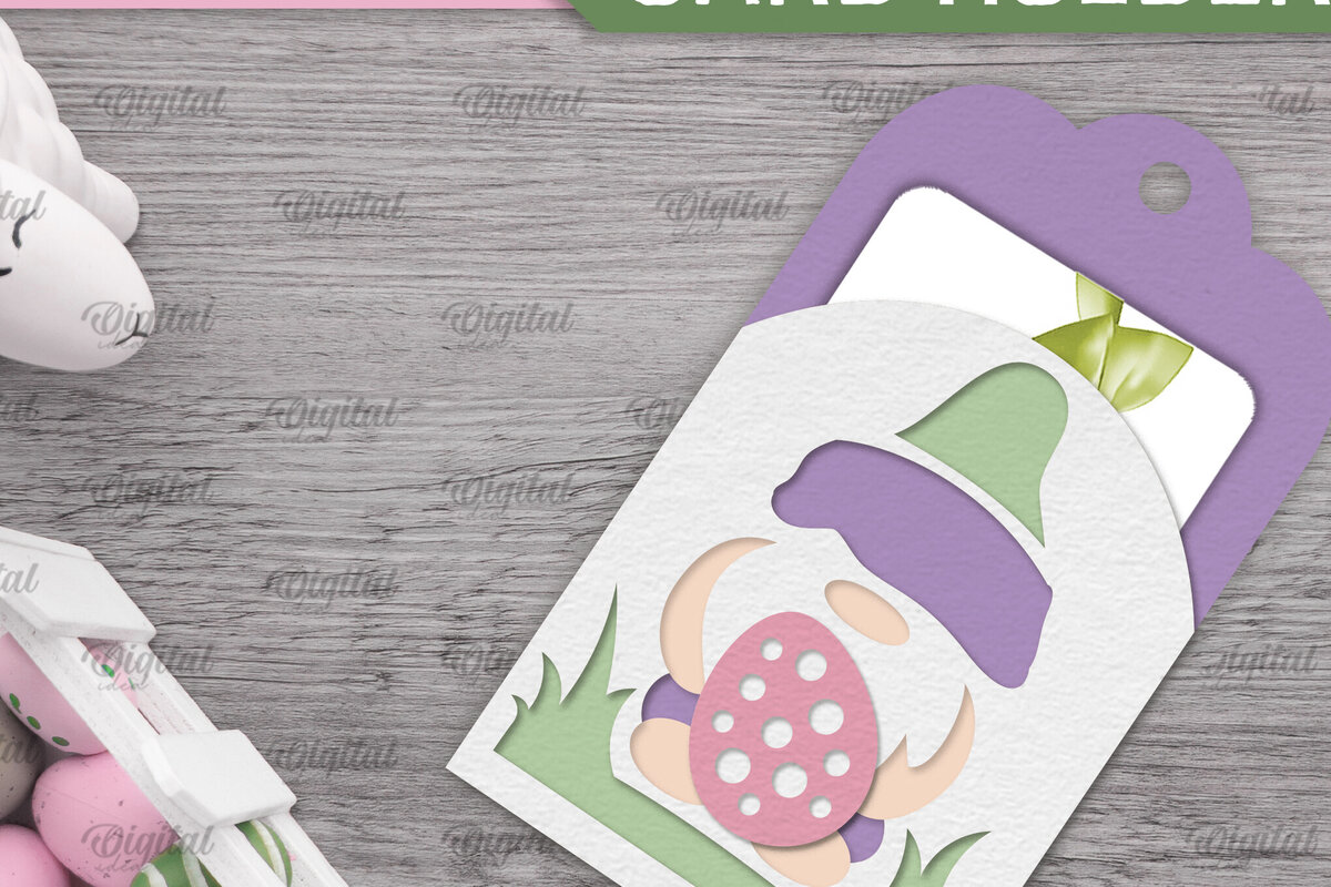 Intra απο ξύλο plywood 3mm-4mm πάχος - Πασχαλινή κάρτα δώρου Ετικέτα Laser cut Δίασταση 15x15 cm INTRAFABR-92463787