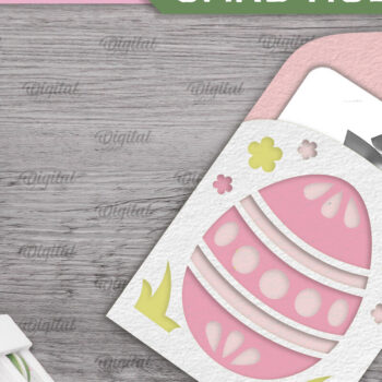 Intra απο ξύλο plywood 3mm-4mm πάχος - Πασχαλινή κάρτα δώρου Πακέτο ετικέτας  Δίασταση 15x15 cm INTRAFABR-92466229 - Image 3