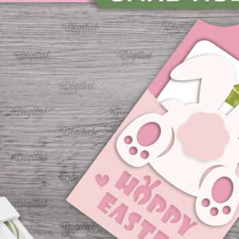 Intra απο ξύλο plywood 3mm-4mm πάχος - Πασχαλινή κάρτα δώρου Πακέτο ετικέτας  Δίασταση 15x15 cm INTRAFABR-92466229 - Image 5