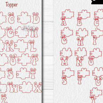 Intra απο ξύλο plywood 3mm-4mm πάχος - Easter Glowforge Stanley Topper Laser Δίασταση 15x15 cm INTRAFABR-92304549 - Image 2