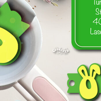 Intra απο ξύλο plywood 3mm-4mm πάχος - Πάσχα Glowforge Stanley Topper  Δίασταση 15x15 cm INTRAFABR-92832378 - Image 1