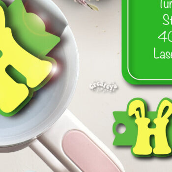 Intra απο ξύλο plywood 3mm-4mm πάχος - Πάσχα Glowforge Stanley Topper  Δίασταση 15x15 cm INTRAFABR-92831604 - Image 1