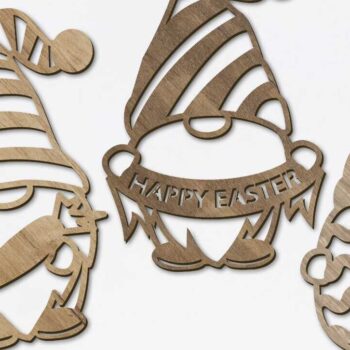 Intra απο ξύλο plywood 3mm-4mm πάχος - Δέσμη Πασχαλινών καλικάντζων, Διακόσμηση με μία στρώση Δίασταση 6x10 cm INTRAFABR-91167001 - Image 1