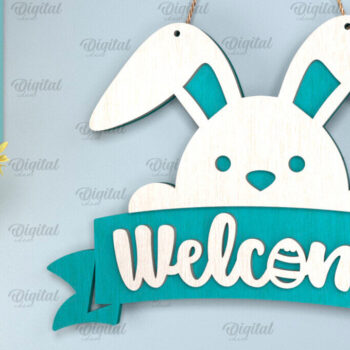 Intra απο ξύλο plywood 3mm-4mm πάχος - Πασχαλινό Κρεμαστό στολίδι με λέιζερ Δίασταση 6x6 cm INTRAFABR-93078196 - Image 1