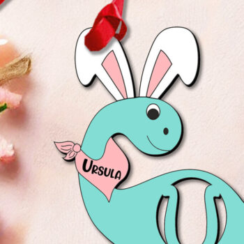 Intra απο ξύλο plywood 3mm-4mm πάχος - Πασχαλινό γράμμα U Laser Cut  Δίασταση 6x6 cm INTRAFABR-112411354 - Image 1