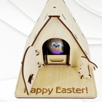 Intra απο ξύλο plywood 3mm-4mm πάχος - Πασχαλινή αυγοθήκη Δίασταση 163x157 cm INTRAFABR-30428662 - Image 2