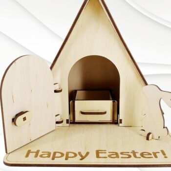 Intra απο ξύλο plywood 3mm-4mm πάχος - Πασχαλινή αυγοθήκη Δίασταση 163x157 cm INTRAFABR-30428662 - Image 3