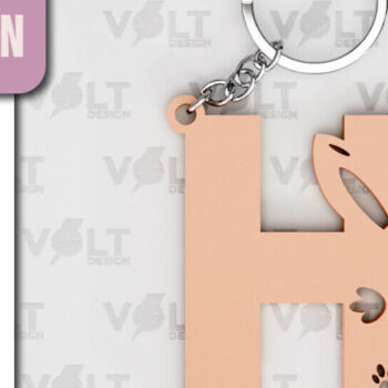 Intra απο ξύλο plywood 3mm-4mm πάχος - Πασχαλινό  Κοπής με Λέιζερ Πασχαλινό Μπρελόκ  Δίασταση 4x4 cm INTRAFABR-91453709 - Image 1