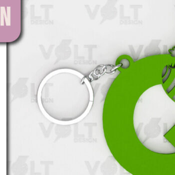 Intra απο ξύλο plywood 3mm-4mm πάχος - Πασχαλινό  Κοπής με Λέιζερ Πασχαλινό Μπρελόκ  Δίασταση 4x4 cm INTRAFABR-91469102 - Image 1