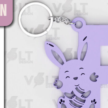 Intra απο ξύλο plywood 3mm-4mm πάχος - Πασχαλινό  Κοπής με Λέιζερ Πασχαλινό Μπρελόκ  Δίασταση 4x4 cm INTRAFABR-91469153 - Image 1