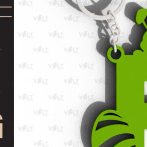 Intra απο ξύλο plywood 3mm-4mm πάχος - Πασχαλινό  Κοπής με Λέιζερ Πασχαλινό Μπρελόκ  Δίασταση 4x4 cm INTRAFABR-91392194