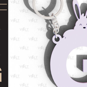 Intra απο ξύλο plywood 3mm-4mm πάχος - Πασχαλινό Κοπής με Λέιζερ Πασχαλινό Μπρελόκ Δίασταση 4x4 cm INTRAFABR-91392287 - Image 1