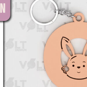 Intra απο ξύλο plywood 3mm-4mm πάχος - Πασχαλινό  Κοπής με Λέιζερ Πασχαλινό Μπρελόκ  Δίασταση 4x4 cm INTRAFABR-91453498